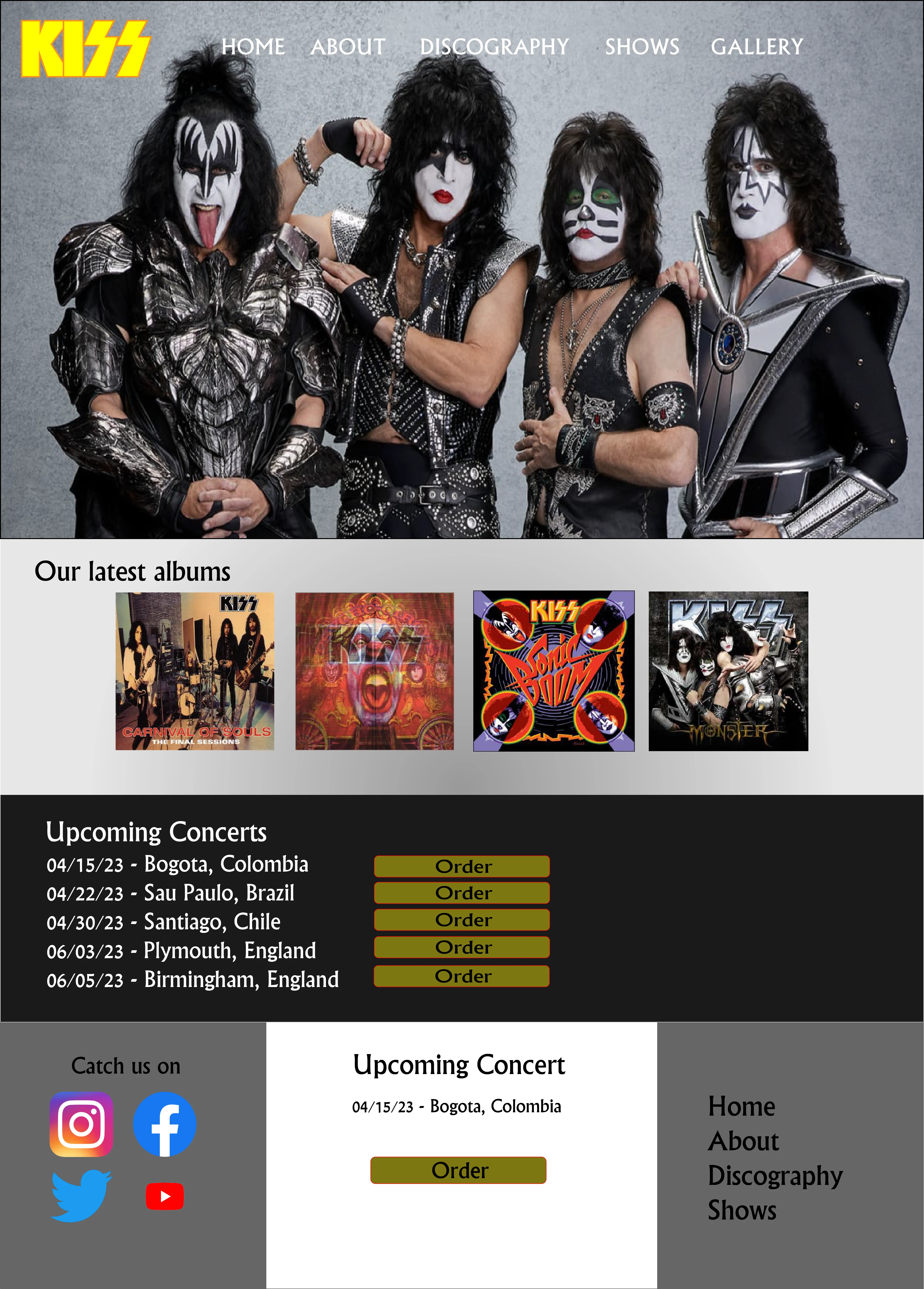 Kiss layout 1